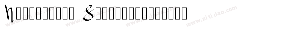 Hamellista Signature字体转换